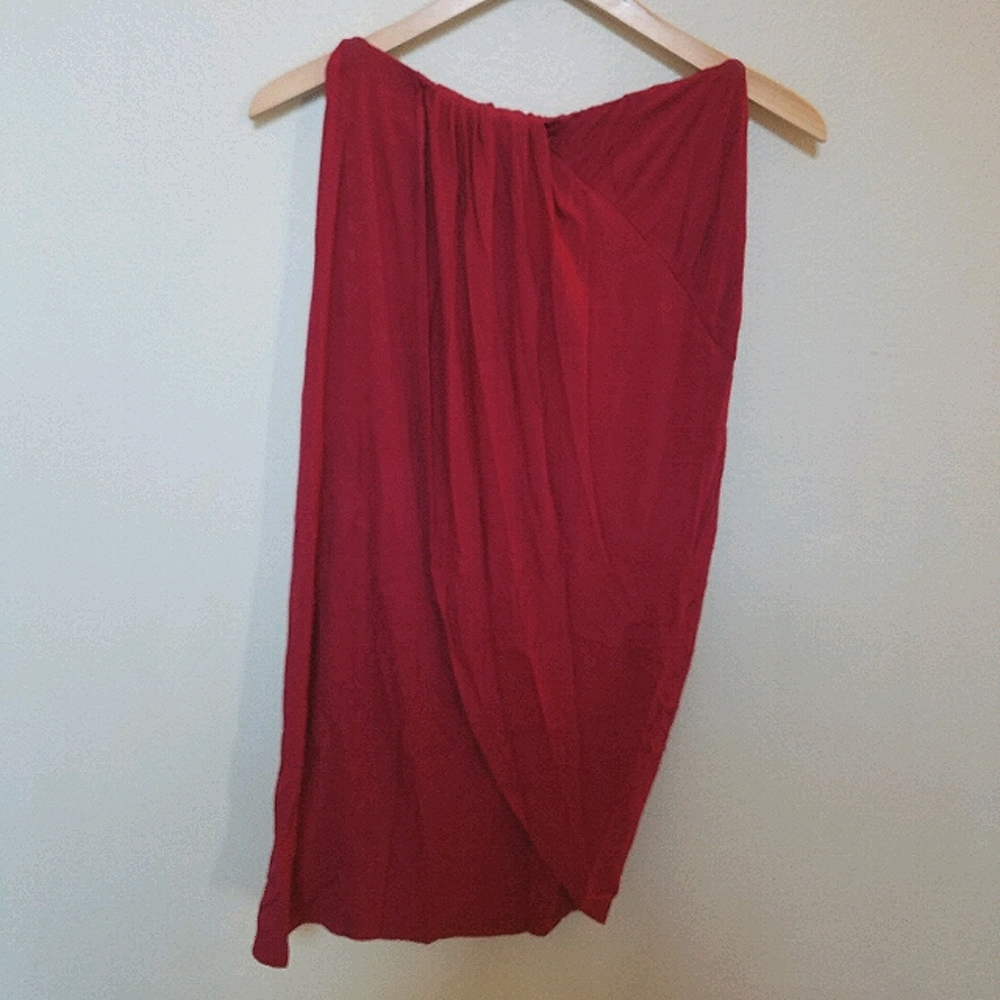 Stitchfix Faux-wrap Midi Skirt